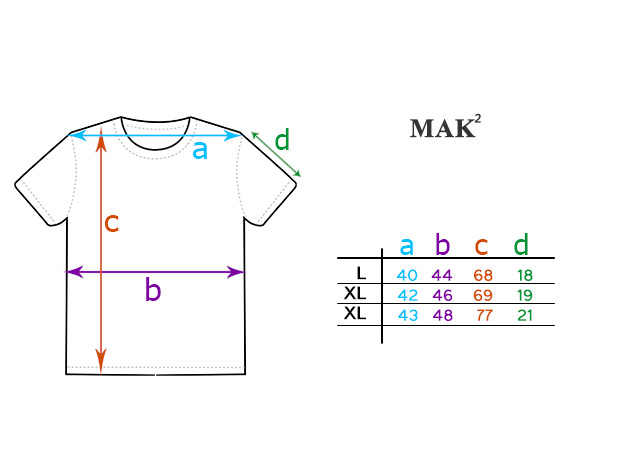 mak shirt size