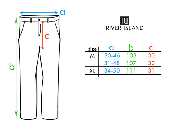 river slash size